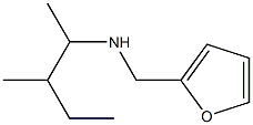 (furan-2-ylmethyl)(3-methylpentan-2-yl)amine Struktur