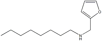 (furan-2-ylmethyl)(octyl)amine Struktur