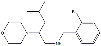 [(2-bromophenyl)methyl][4-methyl-2-(morpholin-4-yl)pentyl]amine Struktur