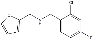 [(2-chloro-4-fluorophenyl)methyl](furan-2-ylmethyl)amine Struktur