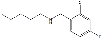 [(2-chloro-4-fluorophenyl)methyl](pentyl)amine Struktur