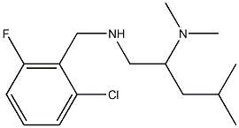 [(2-chloro-6-fluorophenyl)methyl][2-(dimethylamino)-4-methylpentyl]amine Struktur