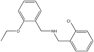 [(2-chlorophenyl)methyl][(2-ethoxyphenyl)methyl]amine Struktur