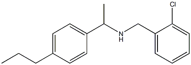 [(2-chlorophenyl)methyl][1-(4-propylphenyl)ethyl]amine Struktur