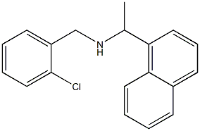 [(2-chlorophenyl)methyl][1-(naphthalen-1-yl)ethyl]amine Struktur