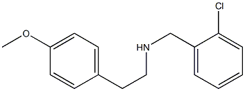 [(2-chlorophenyl)methyl][2-(4-methoxyphenyl)ethyl]amine Struktur