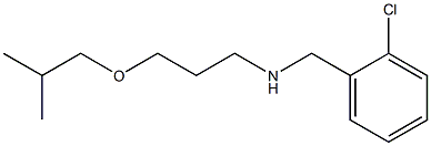 [(2-chlorophenyl)methyl][3-(2-methylpropoxy)propyl]amine Struktur