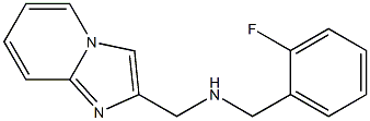 [(2-fluorophenyl)methyl]({imidazo[1,2-a]pyridin-2-ylmethyl})amine Struktur