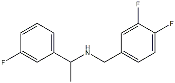 [(3,4-difluorophenyl)methyl][1-(3-fluorophenyl)ethyl]amine Struktur