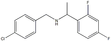 [(4-chlorophenyl)methyl][1-(2,4-difluorophenyl)ethyl]amine Struktur