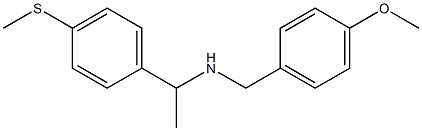 [(4-methoxyphenyl)methyl]({1-[4-(methylsulfanyl)phenyl]ethyl})amine Struktur