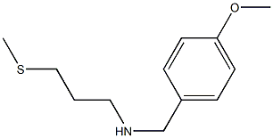 [(4-methoxyphenyl)methyl][3-(methylsulfanyl)propyl]amine Struktur