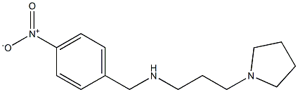 [(4-nitrophenyl)methyl][3-(pyrrolidin-1-yl)propyl]amine Struktur