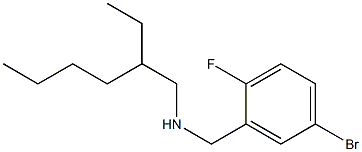 [(5-bromo-2-fluorophenyl)methyl](2-ethylhexyl)amine Struktur