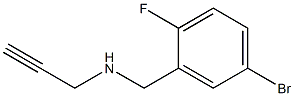 [(5-bromo-2-fluorophenyl)methyl](prop-2-yn-1-yl)amine Struktur