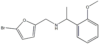 [(5-bromofuran-2-yl)methyl][1-(2-methoxyphenyl)ethyl]amine Struktur