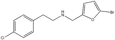 [(5-bromofuran-2-yl)methyl][2-(4-chlorophenyl)ethyl]amine Struktur