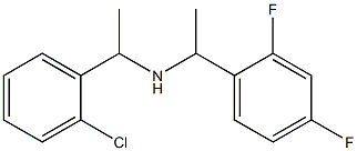 [1-(2-chlorophenyl)ethyl][1-(2,4-difluorophenyl)ethyl]amine Struktur