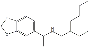 [1-(2H-1,3-benzodioxol-5-yl)ethyl](2-ethylhexyl)amine Struktur