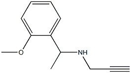 [1-(2-methoxyphenyl)ethyl](prop-2-yn-1-yl)amine Struktur