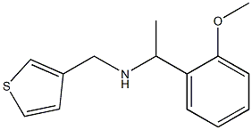 [1-(2-methoxyphenyl)ethyl](thiophen-3-ylmethyl)amine Struktur