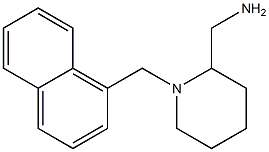 [1-(naphthalen-1-ylmethyl)piperidin-2-yl]methanamine Struktur