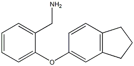 [2-(2,3-dihydro-1H-inden-5-yloxy)phenyl]methanamine Struktur