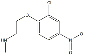 [2-(2-chloro-4-nitrophenoxy)ethyl](methyl)amine Struktur