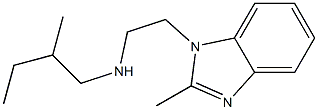 [2-(2-methyl-1H-1,3-benzodiazol-1-yl)ethyl](2-methylbutyl)amine Struktur