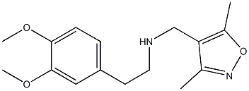 [2-(3,4-dimethoxyphenyl)ethyl][(3,5-dimethyl-1,2-oxazol-4-yl)methyl]amine Struktur