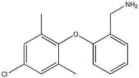 [2-(4-chloro-2,6-dimethylphenoxy)phenyl]methanamine Struktur