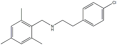 [2-(4-chlorophenyl)ethyl][(2,4,6-trimethylphenyl)methyl]amine Struktur