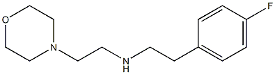 [2-(4-fluorophenyl)ethyl][2-(morpholin-4-yl)ethyl]amine Struktur