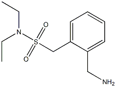 [2-(aminomethyl)phenyl]-N,N-diethylmethanesulfonamide Struktur