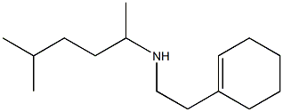 [2-(cyclohex-1-en-1-yl)ethyl](5-methylhexan-2-yl)amine Struktur