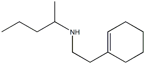 [2-(cyclohex-1-en-1-yl)ethyl](pentan-2-yl)amine Struktur