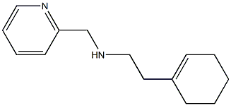 [2-(cyclohex-1-en-1-yl)ethyl](pyridin-2-ylmethyl)amine Struktur