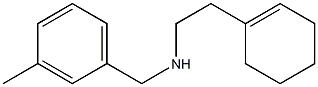 [2-(cyclohex-1-en-1-yl)ethyl][(3-methylphenyl)methyl]amine Struktur