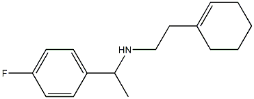 [2-(cyclohex-1-en-1-yl)ethyl][1-(4-fluorophenyl)ethyl]amine Struktur