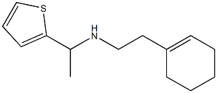 [2-(cyclohex-1-en-1-yl)ethyl][1-(thiophen-2-yl)ethyl]amine Struktur