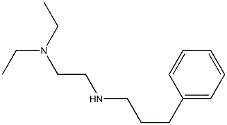 [2-(diethylamino)ethyl](3-phenylpropyl)amine Struktur