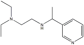 [2-(diethylamino)ethyl][1-(pyridin-3-yl)ethyl]amine Struktur