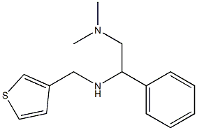 [2-(dimethylamino)-1-phenylethyl](thiophen-3-ylmethyl)amine Struktur