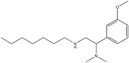 [2-(dimethylamino)-2-(3-methoxyphenyl)ethyl](heptyl)amine Struktur