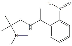 [2-(dimethylamino)-2-methylpropyl][1-(2-nitrophenyl)ethyl]amine Struktur