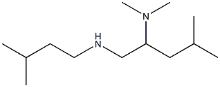 [2-(dimethylamino)-4-methylpentyl](3-methylbutyl)amine Struktur