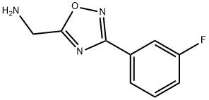 [3-(3-fluorophenyl)-1,2,4-oxadiazol-5-yl]methanamine Structure