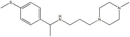 [3-(4-methylpiperazin-1-yl)propyl]({1-[4-(methylsulfanyl)phenyl]ethyl})amine Struktur