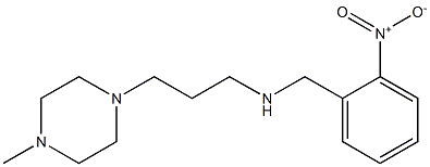 [3-(4-methylpiperazin-1-yl)propyl][(2-nitrophenyl)methyl]amine Struktur