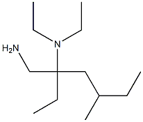 [3-(aminomethyl)-5-methylheptan-3-yl]diethylamine Struktur